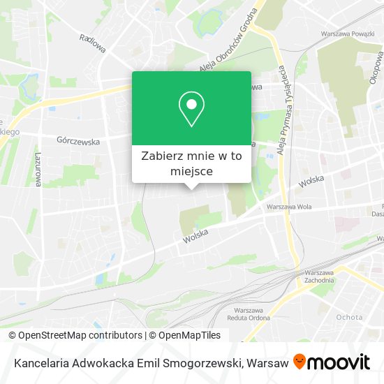 Mapa Kancelaria Adwokacka Emil Smogorzewski