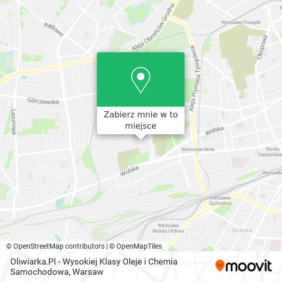 Mapa Oliwiarka.Pl - Wysokiej Klasy Oleje i Chemia Samochodowa