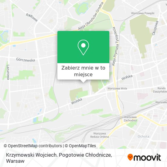 Mapa Krzymowski Wojciech. Pogotowie Chłodnicze