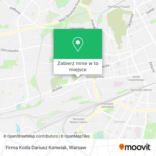 Mapa Firma Koda Dariusz Konwiak