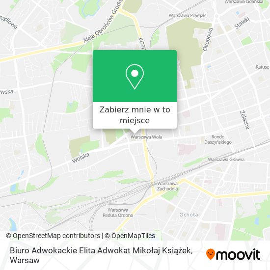 Mapa Biuro Adwokackie Elita Adwokat Mikołaj Książek