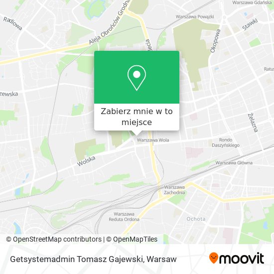 Mapa Getsystemadmin Tomasz Gajewski