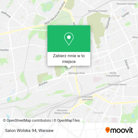 Mapa Salon Wolska 94