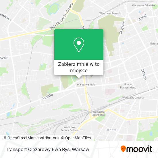 Mapa Transport Ciężarowy Ewa Ryś