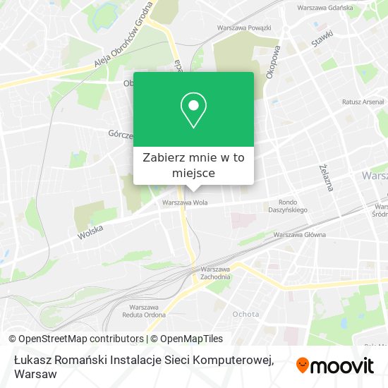 Mapa Łukasz Romański Instalacje Sieci Komputerowej