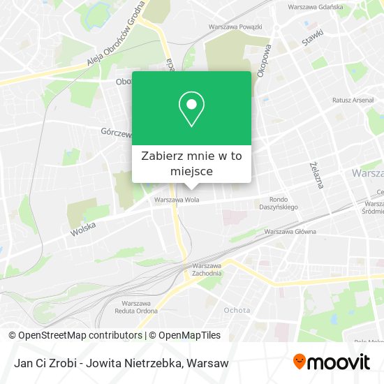 Mapa Jan Ci Zrobi - Jowita Nietrzebka