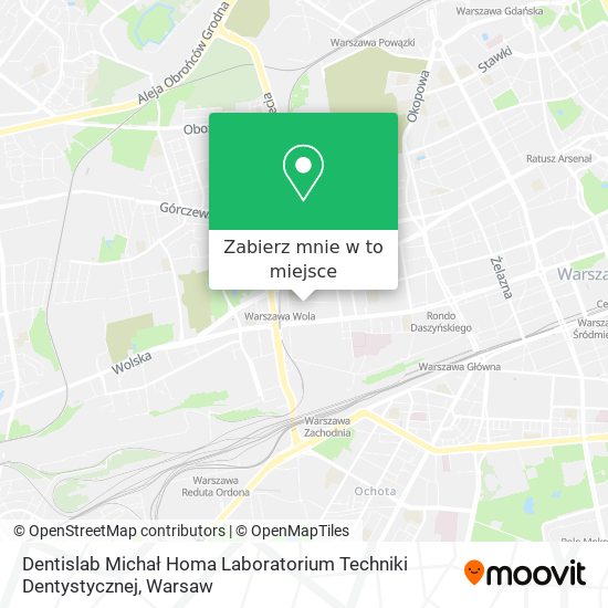 Mapa Dentislab Michał Homa Laboratorium Techniki Dentystycznej