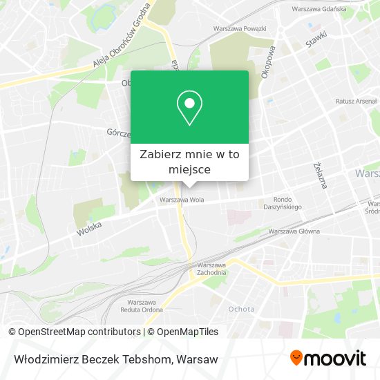 Mapa Włodzimierz Beczek Tebshom