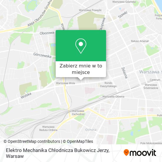 Mapa Elektro Mechanika Chłodnicza Bukowicz Jerzy