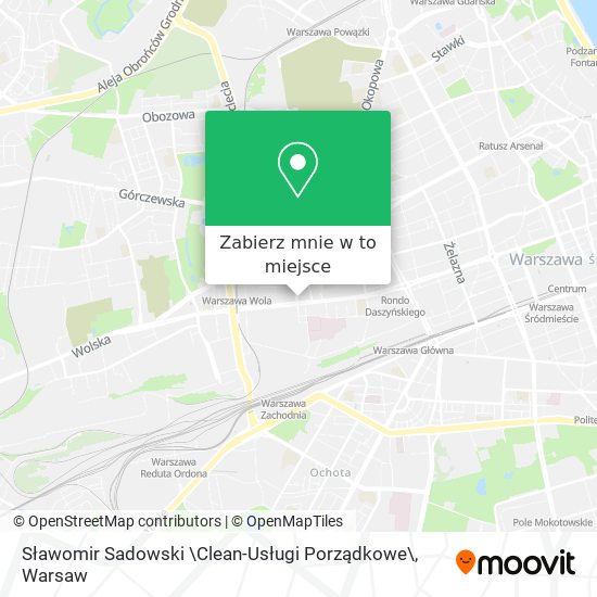 Mapa Sławomir Sadowski \Clean-Usługi Porządkowe\