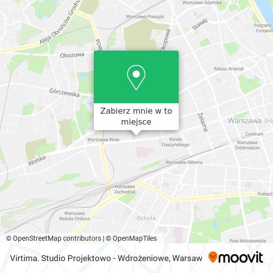 Mapa Virtima. Studio Projektowo - Wdrożeniowe