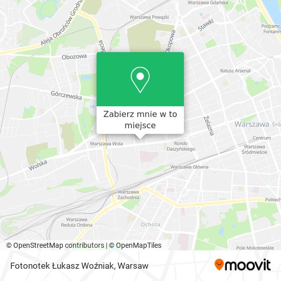 Mapa Fotonotek Łukasz Woźniak