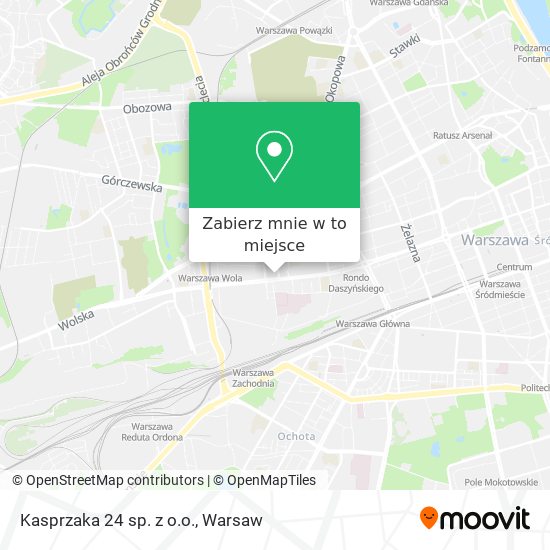 Mapa Kasprzaka 24 sp. z o.o.