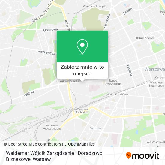 Mapa Waldemar Wójcik Zarządzanie i Doradztwo Biznesowe