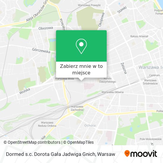 Mapa Dormed s.c. Dorota Gała Jadwiga Gnich