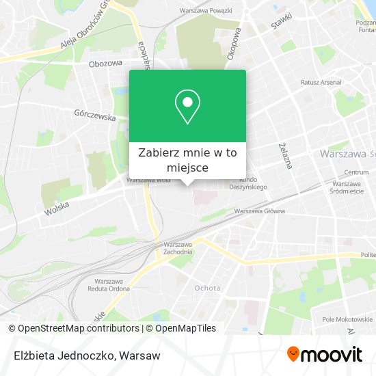 Mapa Elżbieta Jednoczko