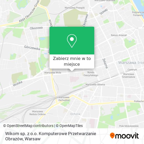 Mapa Wikom sp. z o.o. Komputerowe Przetwarzanie Obrazów