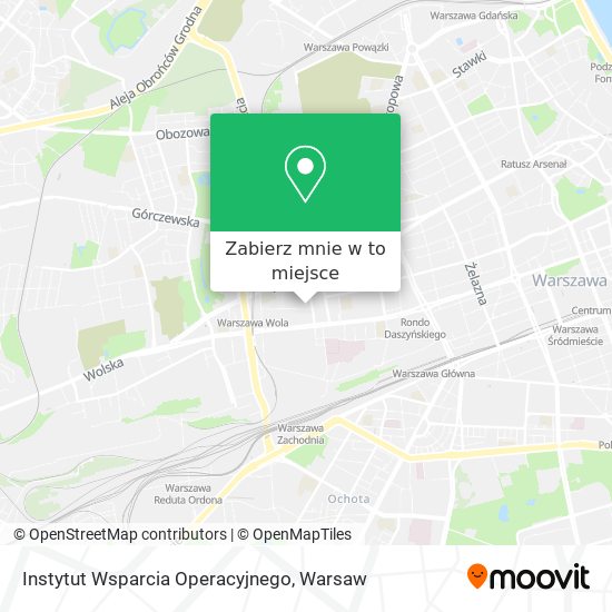 Mapa Instytut Wsparcia Operacyjnego