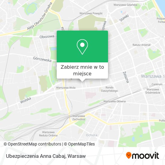 Mapa Ubezpieczenia Anna Cabaj