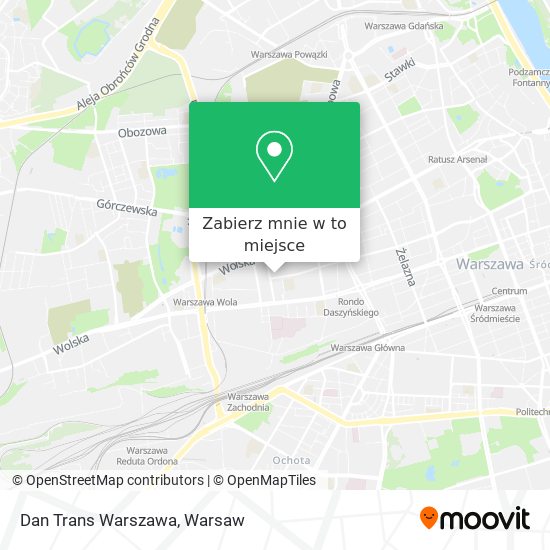 Mapa Dan Trans Warszawa