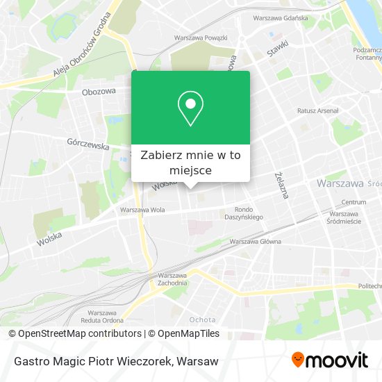 Mapa Gastro Magic Piotr Wieczorek