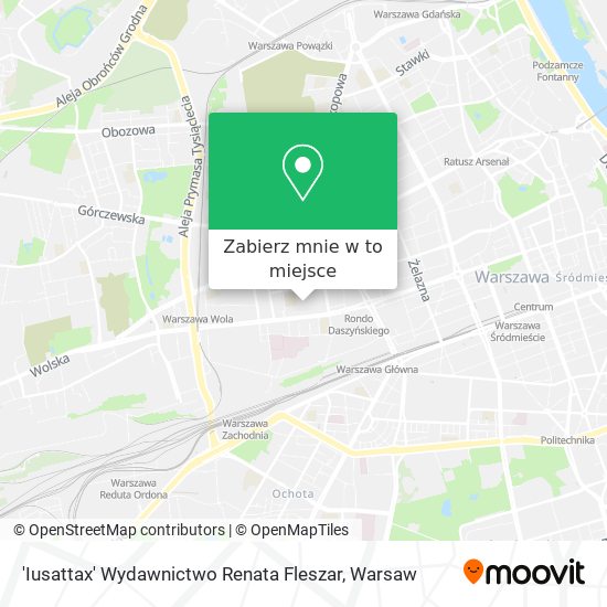 Mapa 'Iusattax' Wydawnictwo Renata Fleszar