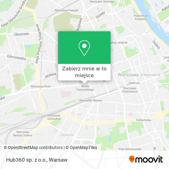 Mapa Hub360 sp. z o.o.