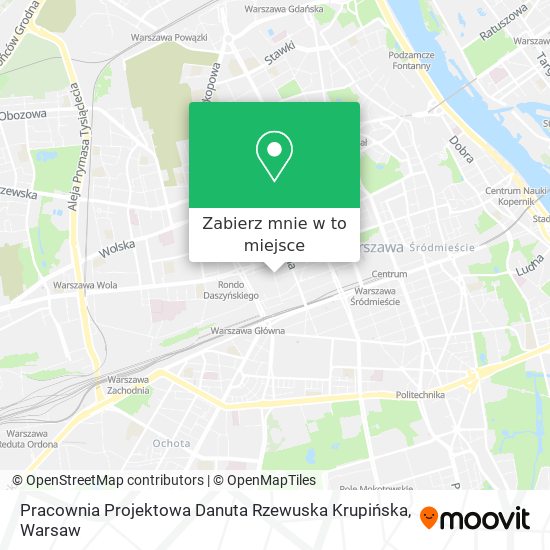 Mapa Pracownia Projektowa Danuta Rzewuska Krupińska