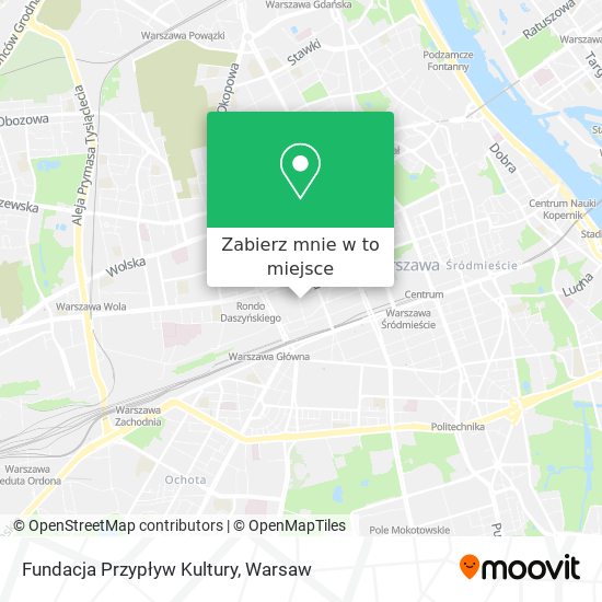 Mapa Fundacja Przypływ Kultury