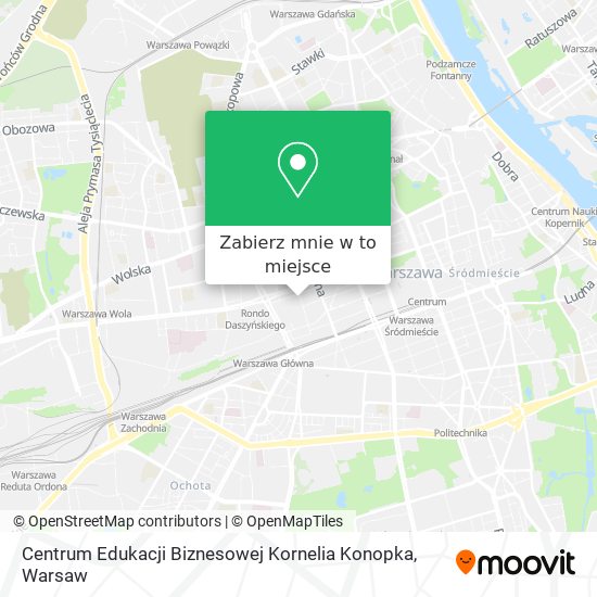 Mapa Centrum Edukacji Biznesowej Kornelia Konopka