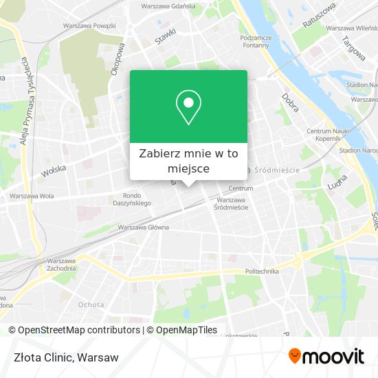 Mapa Złota Clinic