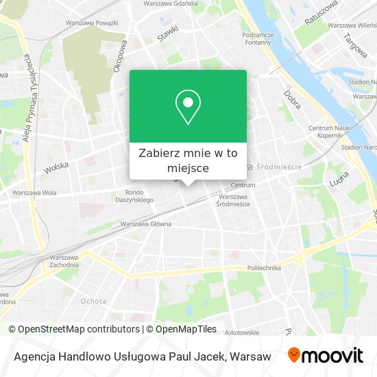 Mapa Agencja Handlowo Usługowa Paul Jacek