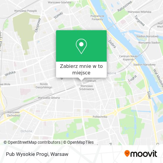 Mapa Pub Wysokie Progi