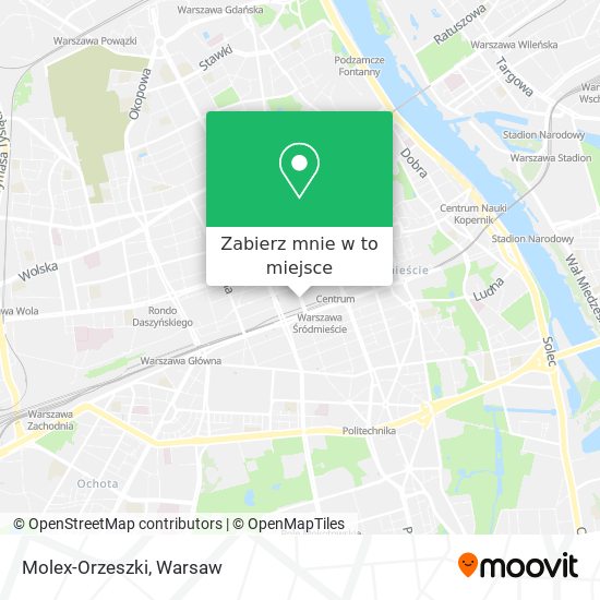 Mapa Molex-Orzeszki