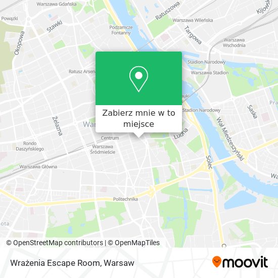 Mapa Wrażenia Escape Room