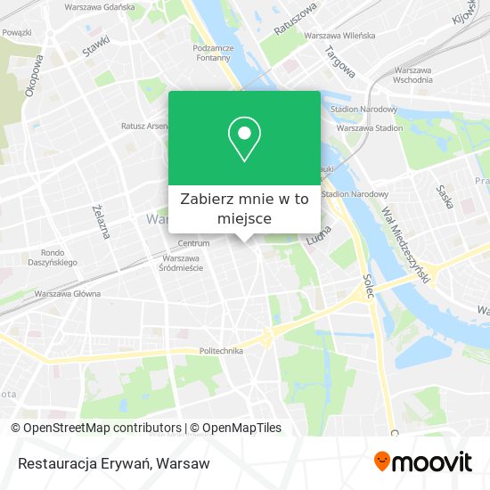 Mapa Restauracja Erywań