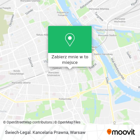 Mapa Świech-Legal. Kancelaria Prawna