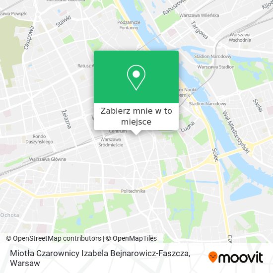 Mapa Miotła Czarownicy Izabela Bejnarowicz-Faszcza