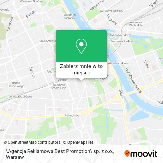 Mapa \Agencja Reklamowa Best Promotion\ sp. z o.o.