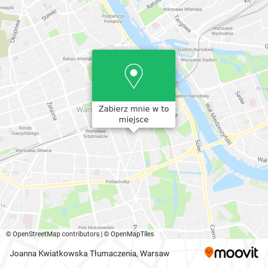 Mapa Joanna Kwiatkowska Tłumaczenia