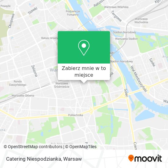 Mapa Catering Niespodzianka