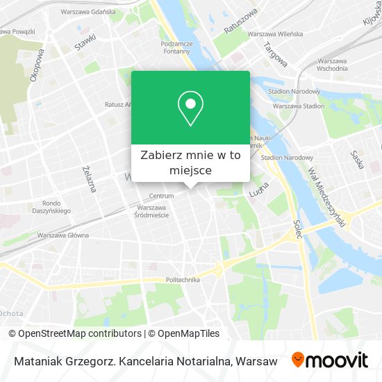 Mapa Mataniak Grzegorz. Kancelaria Notarialna