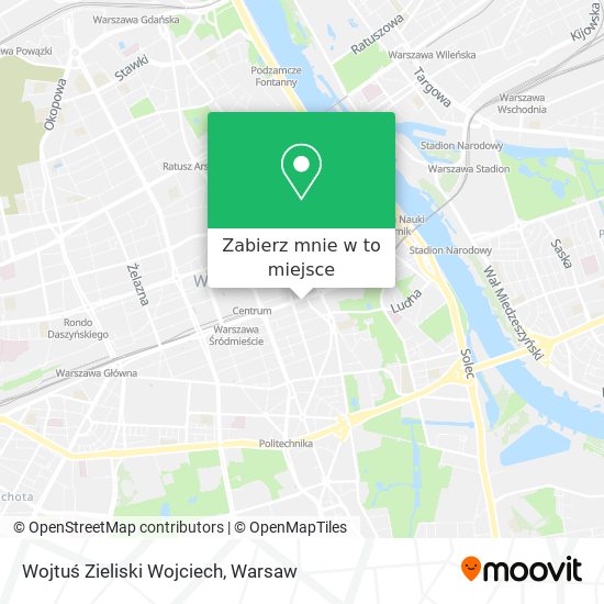 Mapa Wojtuś Zieliski Wojciech