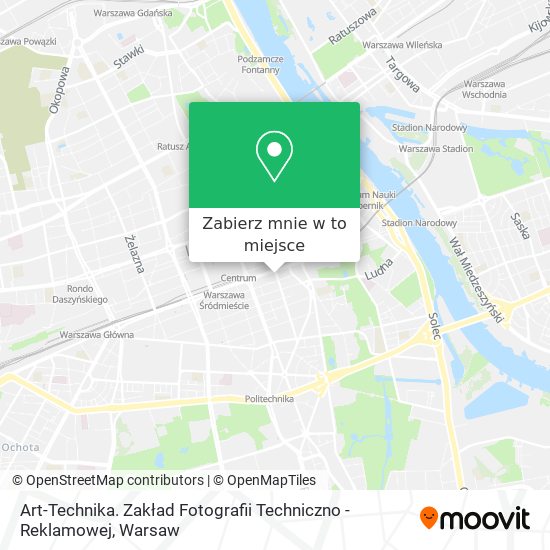 Mapa Art-Technika. Zakład Fotografii Techniczno - Reklamowej