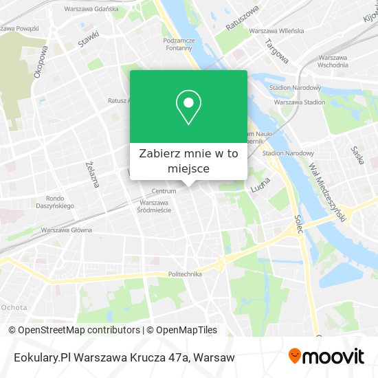 Mapa Eokulary.Pl Warszawa Krucza 47a