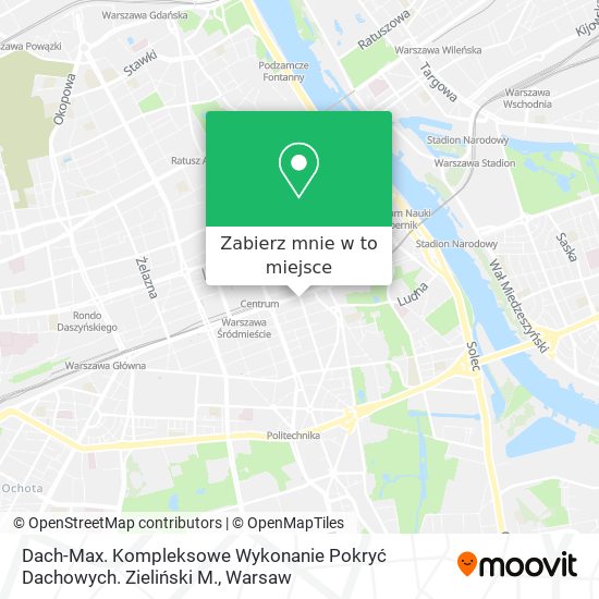 Mapa Dach-Max. Kompleksowe Wykonanie Pokryć Dachowych. Zieliński M.