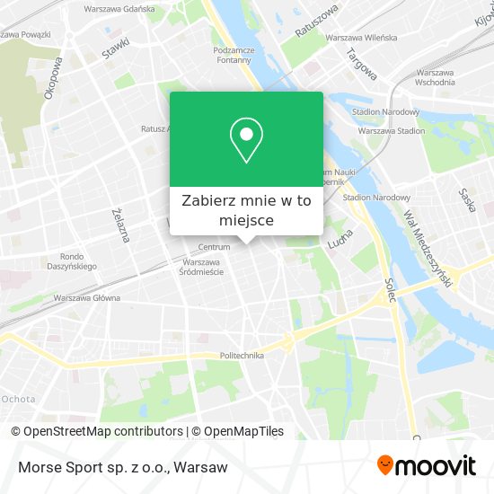 Mapa Morse Sport sp. z o.o.