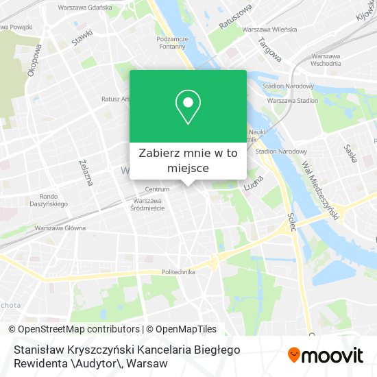 Mapa Stanisław Kryszczyński Kancelaria Biegłego Rewidenta \Audytor\