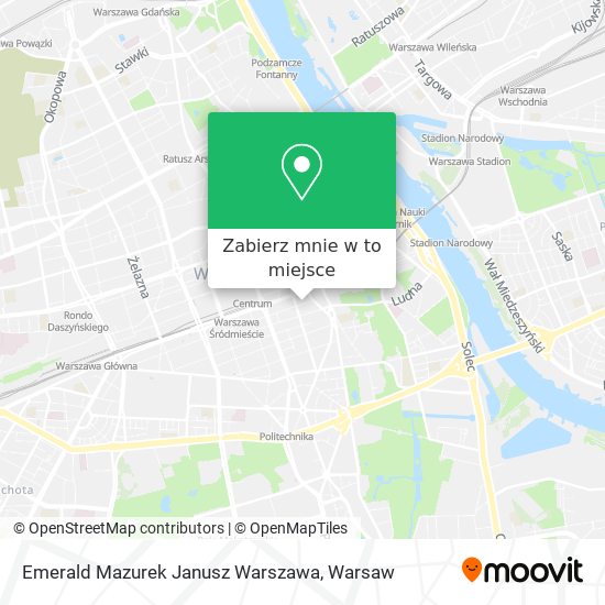 Mapa Emerald Mazurek Janusz Warszawa