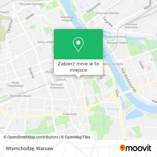 Mapa Wtymchodzę